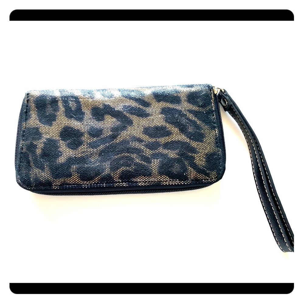 Leopard print wallet